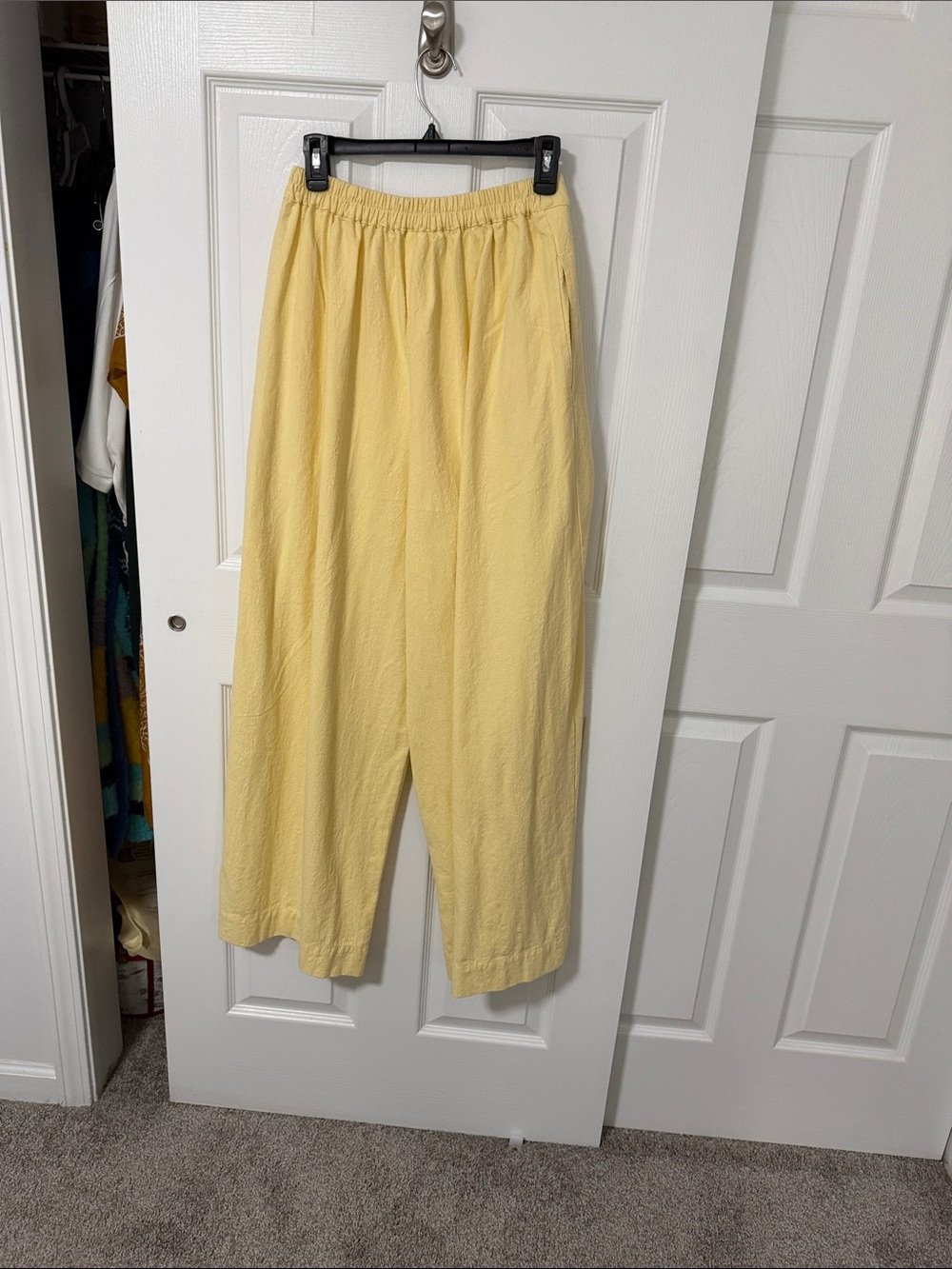 Free People Pale Yellow Two-Piece Pajama Set - Picture 6 of 11